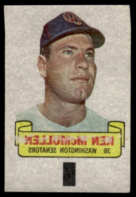 1966 Topps Rub-Offs Ken McMullen Washington Senators