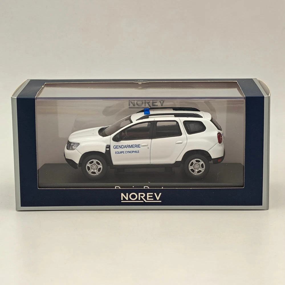 Miniature Norev 1/43 Dacia Duster 2021 Police Nationale Guadeloupe - Blanc - Neuf