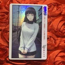 Hinata Hyuga NARUTO Goddess ACG Anime Waifu Holo Girl Card MC