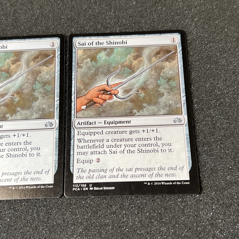 Sai of the Shinobi Magic The Gathering Mtg Artifact Planechase Anthology Card 2 - Image 3 of 4