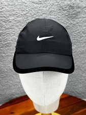 Nike Featherlight Infant Dri-Fit Baby Hat Cap Strapback Gray Black Adjustable