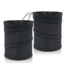 2 Pack Collapsible Car Trash Can Pop Up Mini Garbage Can for Car