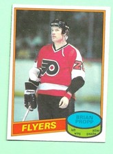 (1) BRIAN PROPP 1980-81 O-PEE-CHEE # 39 FLYERS ROOKIE NM CARD (N0708). rookie card picture