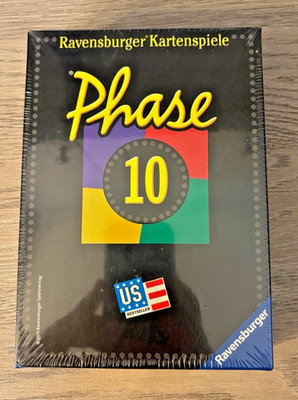 Phase 10 Ravensburger Original Kartenspiel Deutsche Sprache Selten Brandneu Sealed