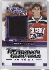2013 ITG Heroes and Prospects Top Game-Used Black Jersey /160 Valentin Zykov 2a8