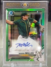 Mason Miller 1st Bowman auto Green