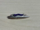 Vintage France Enamel Badge Mounted on Bullet WW2 Type Souvenir Brooch