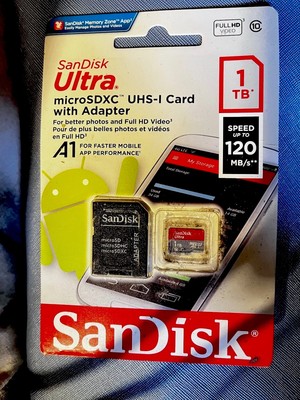 Original SanDisk micro SDXC UHS-I Speicherkarte 1TB NEU Versiegelt
