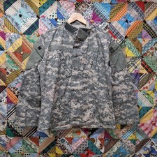 US Army ACU Combat Uniform Coat Jacket Small Short Digital Camo Ripstop Poplin