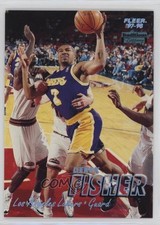 1997-98 Fleer Tiffany Derek Fisher #173 k4s