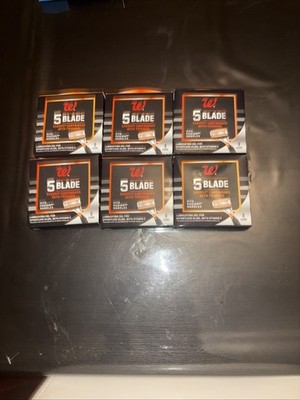 Lot of (6) Walgreens 5 BLADE Easyfit RAZOR Compare to Fusion (40CT ) Total NEW 