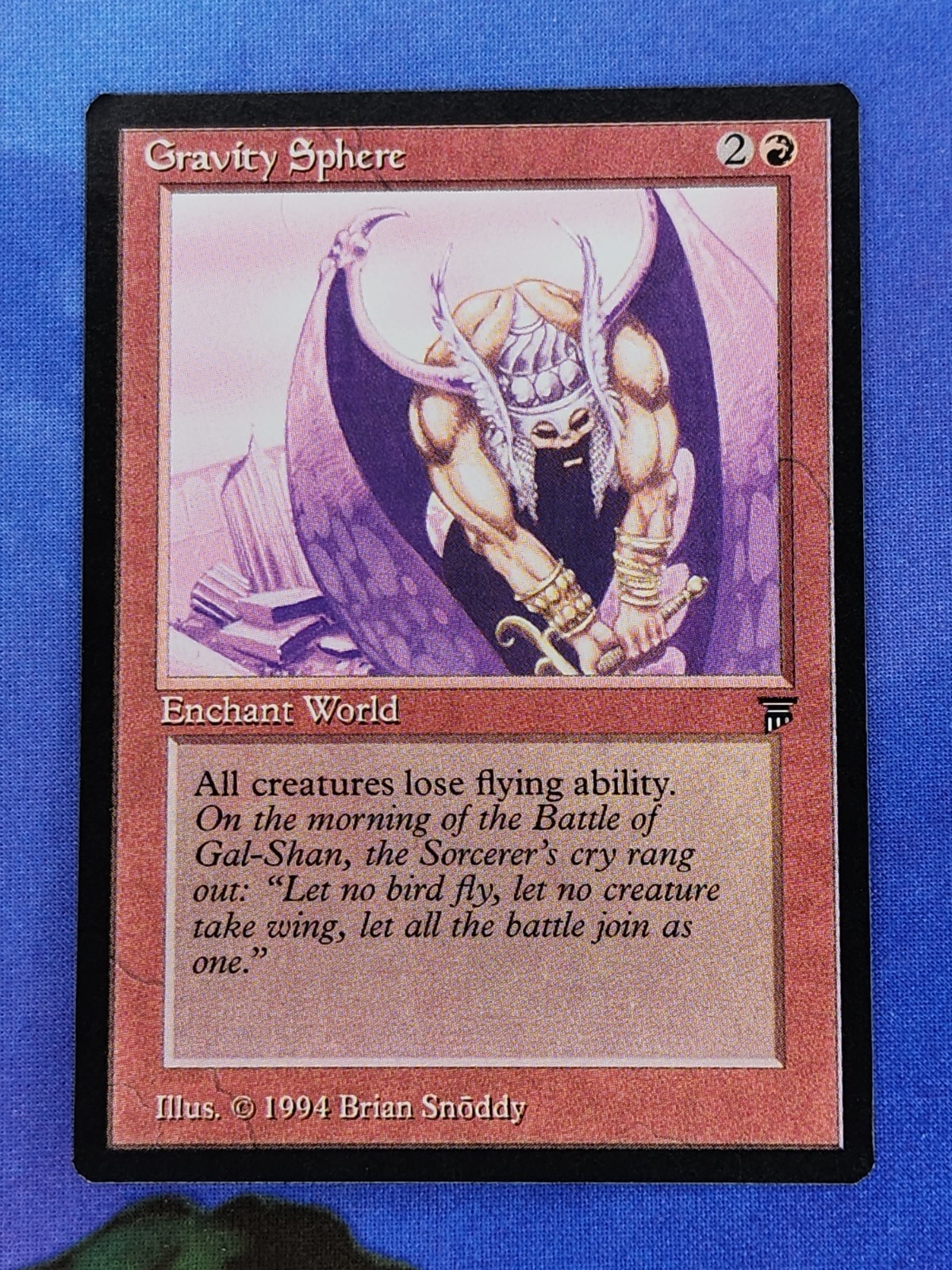 1x Gravity Sphere, LP (see photos), Legends (LEG), Magic: the Gathering, MtG
