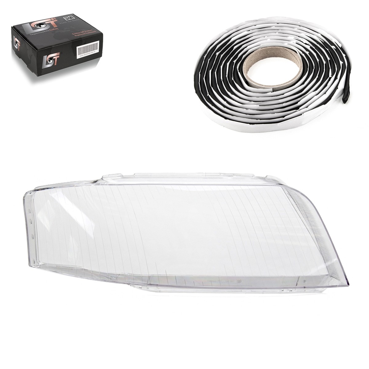 Headlight Lens Right Xenon Halogen for audi A6 C5 Saloon Avant 2001-2005