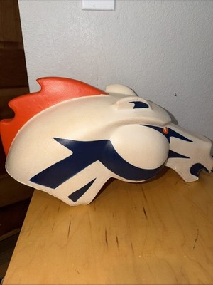 Vintage Denver Broncos Foam Head Hat Fan Wear Gear NFL Foamheads 1st Generation!