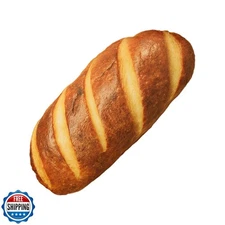 zhidiloveyou Bread Pillow Funny Stuffed Bread Shaped Pillow Toy G