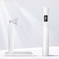 Cordless Nail Lamp With Stand, Mini Handheld Uv Light With Lcd Display For Nail