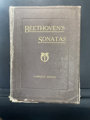 Beethoven Sonatas Complete Edition Vintage Hardcover Classical Music Score