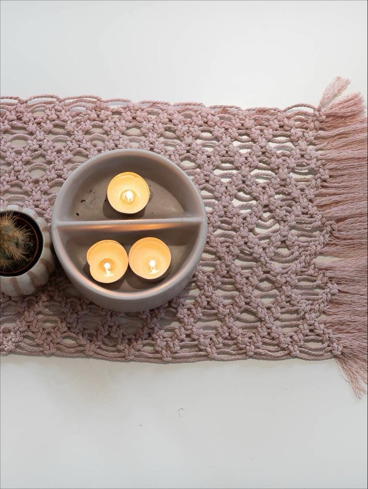 Handmade Macrame Table Runner