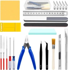 23Pcs Hobby Model Building Tools Kit for Gundam, Modeler Basic Craft... 