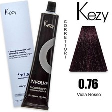 Hair Dye 0.76 Kezy Involve Color Purple Red Permanent Dye Pro 100ml