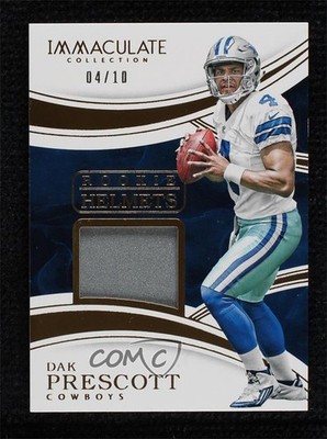 2016 Panini Immaculate Rookie Helmets 4/10 Dak Prescott #DP RC uk2
