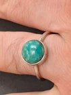 Vintage sterling silver turquoise ring
