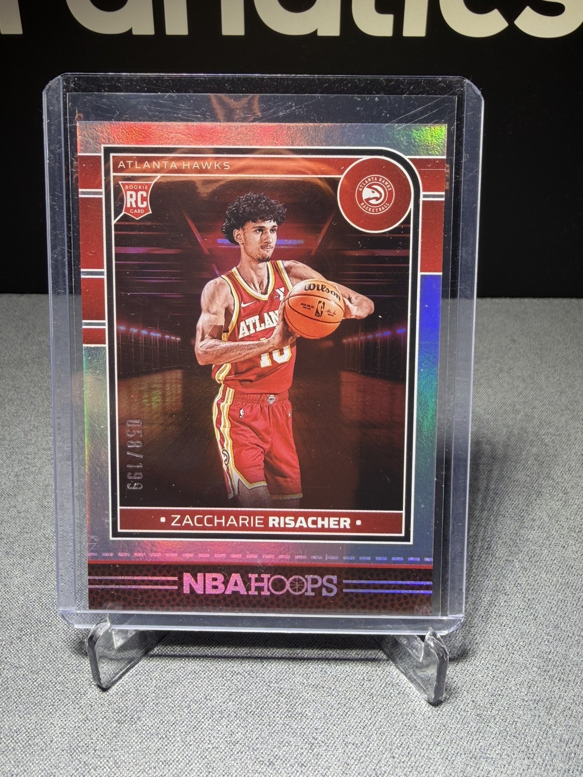 2024-25 Panini Nba Hoops - Rookies Zaccharie Risacher #231 Silver /199 (RC)