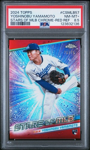Yoshinobu Yamamoto [Red] #SMLB-57 2024 Topps Stars of MLB card