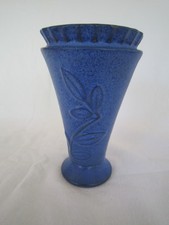 Fulper Matte Blue Glaze Vase~6 c. 1920s