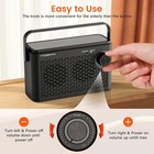 Tosima TV-8000 Wireless TV Speakers- Voice Highlighting TV Speakers 4 Hard of h — photo 5