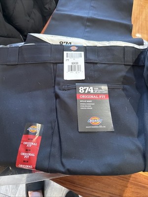 Dickies NWT Men s Work Pant 50x30 Black 874 Workwear Industrial