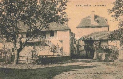 Beaulieu Dordogne -sur-Dordogne 19 Correze Place Albert et Rue St. Roch de la Gr