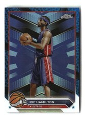 2023-24 Topps Chrome #109 Rip Hamilton Blue Basketball Refractors