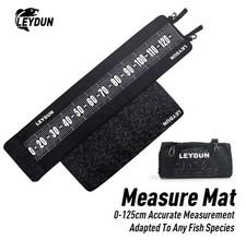 Karpfenmatte Abhakmatte mit Maßband Raubfischangeln Angelzubehör Angelmatte