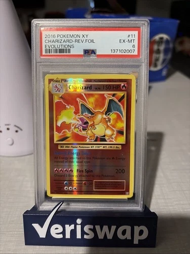 Pokemon XY Evolutions Charizard Reverse Holo PSA 6