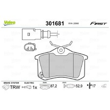 Satz Bremsbeläge Bremsklötze hinten für Ford Galaxy 1 WGR MK | 23868089