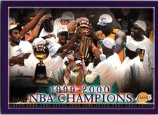 2000-01 Topps #155 1999-2000 NBA Champions