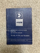 MZ TS125 TS150 TS250/1 Owners Manual