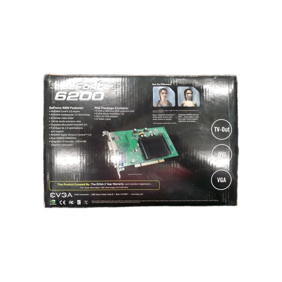 EVGA NVIDIA GeForce 6200 NEW - Image 2 of 2