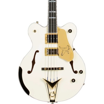Gretsch G6136BTPAWT Tom Petersson Signature Electric Bass Guitar Aged White