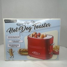 Nostalgia Retro Pop-Up Hot Dog Toaster Red HD...