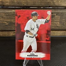 Topps Stadium Club 2015 Paul Konerko Red Foil #53 Chicago White Sox MLB Card