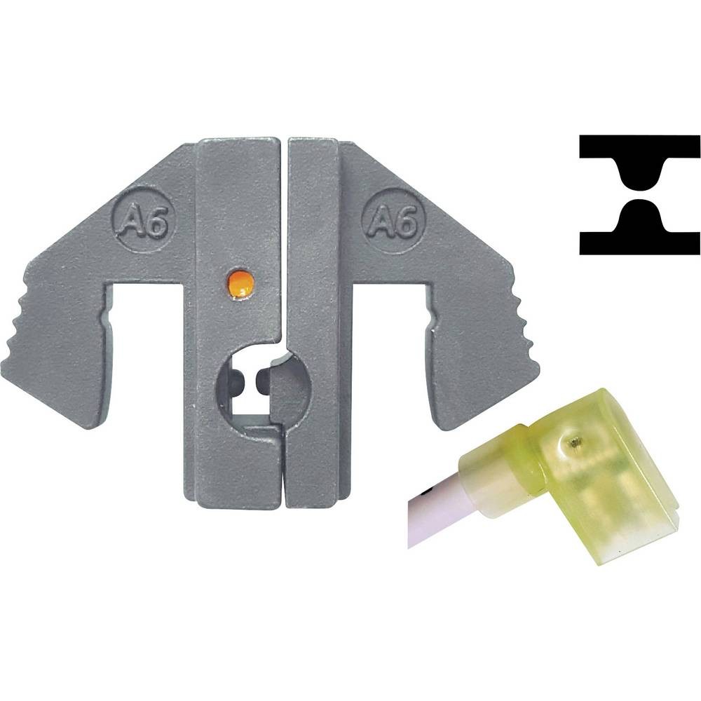 Accessoires de sertissage TOOLCRAFT PLE-0A6 pour cosses isolées