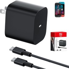 for Switch 2 Fast Charger,60W AC Adapter Power Supply for Switch2/OLED/Lite/S...