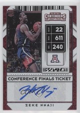 2020 Contenders Draft Picks Conference Finals Ticket /75 Zeke Nnaji #84 Auto ni4