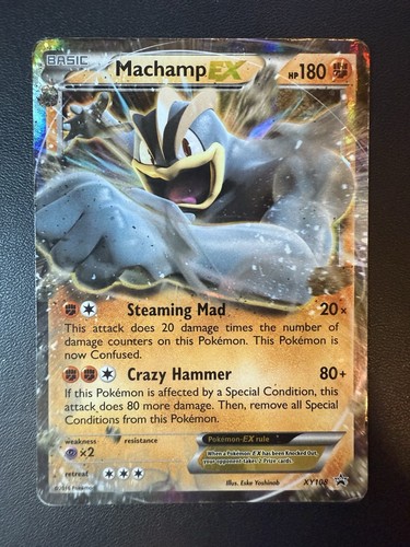 Pokémon TCG Machamp EX XY Black Star Promos XY108 Holo Promo MP