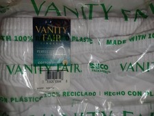 QTY 3 Vanity Fair Womens Cotton Brief Panties-Perfectly Yours-Size7L-White-NWT