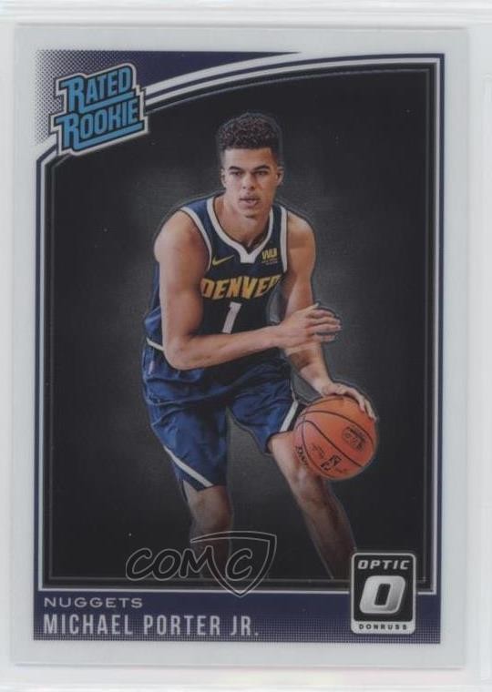 2018-19 Panini Donruss Optic Rated Rookie Michael Porter Jr #182 06ys