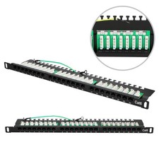 Patchpanel 24 ports Extralink CAT6 UTP 0.5U EX.9663