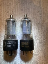 RCA 6BQ6GTB / 6CU6 Beam Power Tubes – Pair – Untested Vintage RCA USA